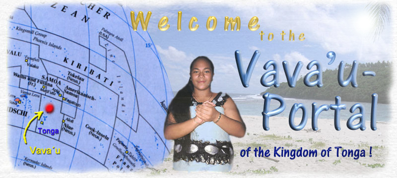 Logo of the Portal of Vavau in the Kingdom of Tonga, South-Pacific